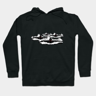 Wild butterfly swimmers Hoodie